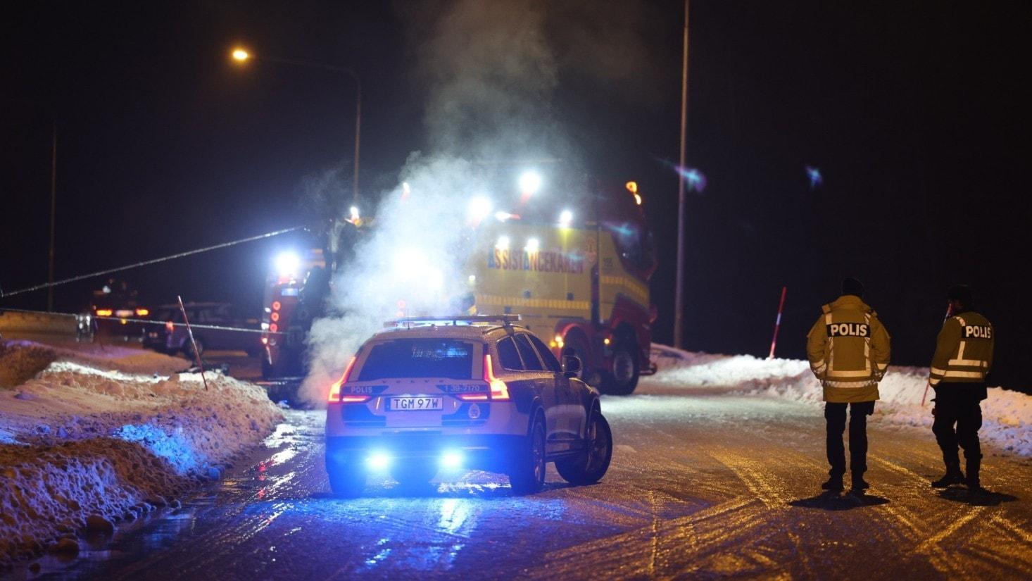 Trafikinspektör dog under uppkörning – frontalkrock med lastbil