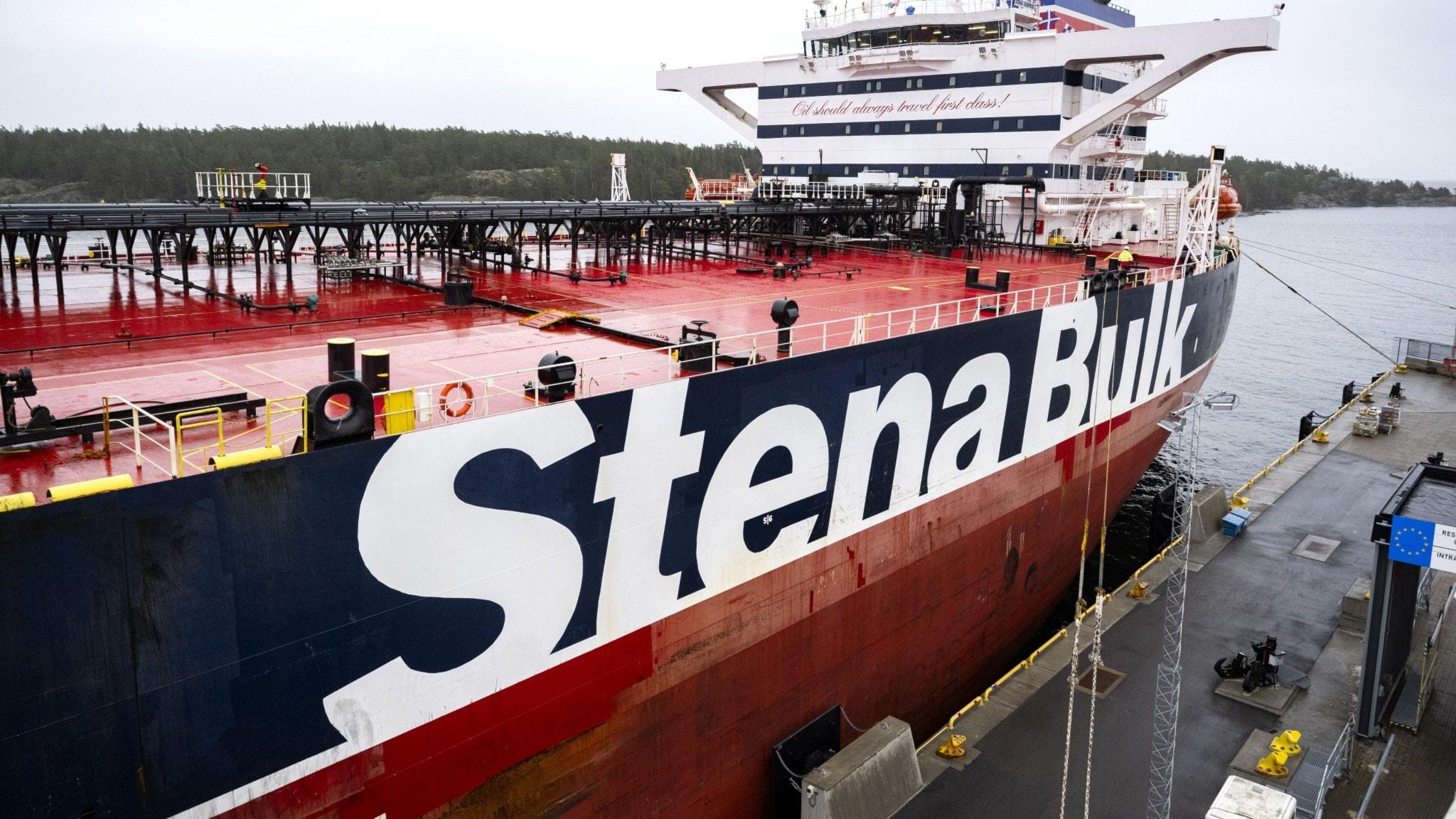 Stena Bulks fartyg träffat av drönare i Persiska viken