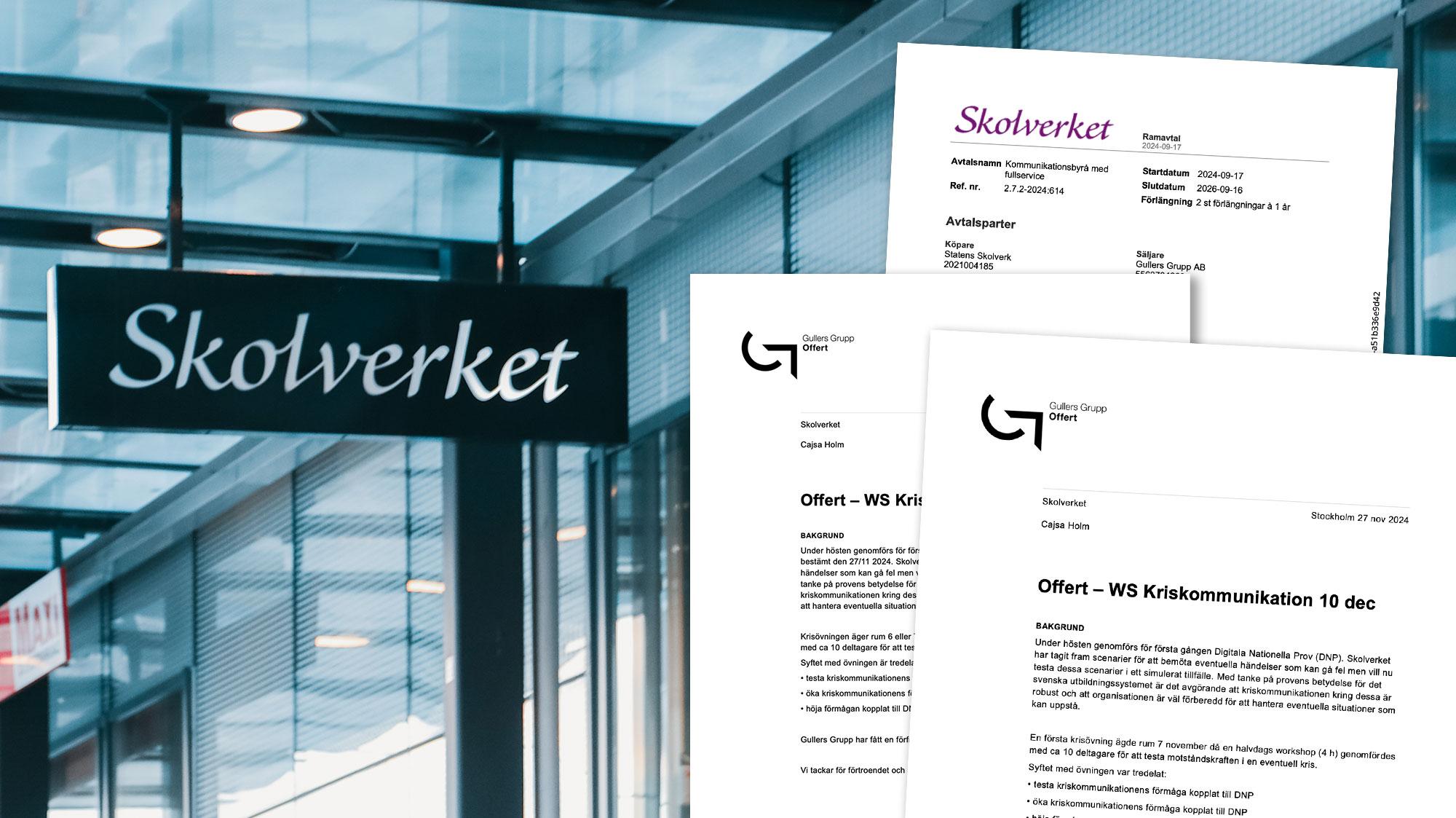 Skolverkets 40 heltidskommunikatörer hyrde in konsultuppdrag för 1.5 miljoner kronor